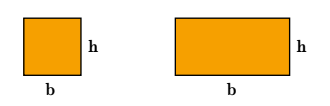 Os retângulos e quadrados entram na lista dos cálculos de  área e perímetro de figuras planas.